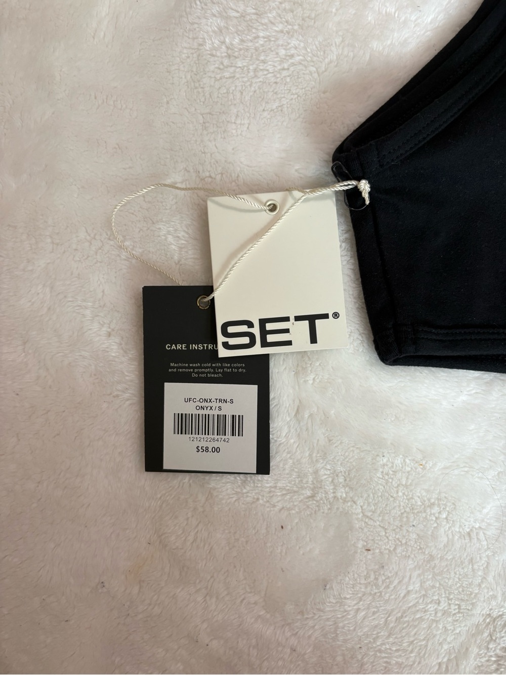SET Active Black Double-Strap Sports Bralette - Picture 4 of 4